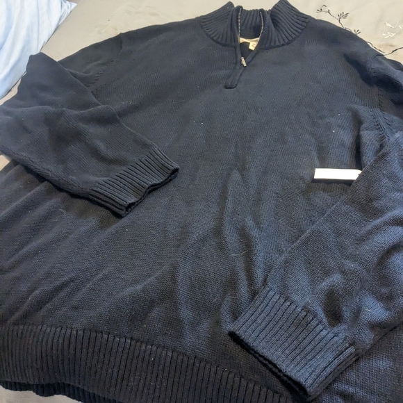 🔥2/$20🔥 EUC goodthreads men's xxl cotton zip sweater - Picture 2 of 5